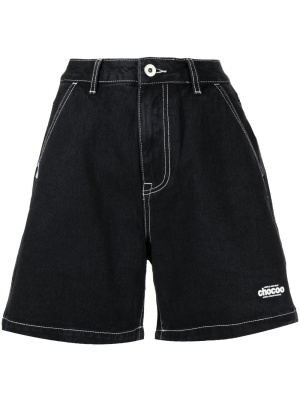 

Wide-leg denim shorts, CHOCOOLATE Wide-leg denim shorts