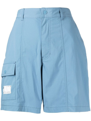 

Logo-patch technical shorts, CHOCOOLATE Logo-patch technical shorts