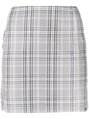 

Prince of Wales-check mini skirt, CHOCOOLATE Prince of Wales-check mini skirt