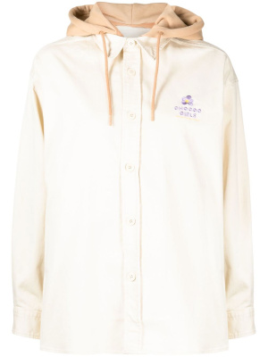 

Logo-embroidered shirt, CHOCOOLATE Logo-embroidered shirt
