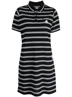 

Logo-embroidered polo dress, CHOCOOLATE Logo-embroidered polo dress