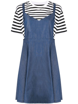 

Layered T-shirt dress, CHOCOOLATE Layered T-shirt dress