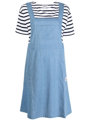 

Cotton dungaree dress, CHOCOOLATE Cotton dungaree dress