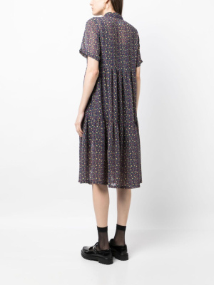 

Floral-print tiered dress, CHOCOOLATE Floral-print tiered dress