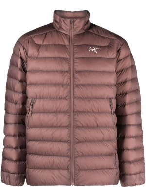 

Logo-embroidered puffer jacket, Arc'teryx Logo-embroidered puffer jacket