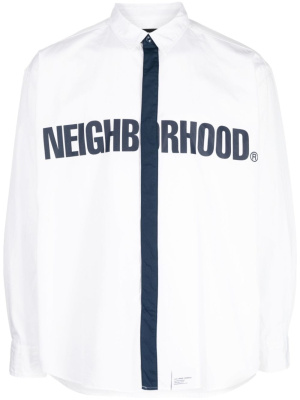 

Logo-print cotton shirt, Neighborhood Logo-print cotton shirt