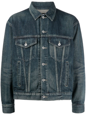 

Long-sleeve washed-denim jacket, Neighborhood Long-sleeve washed-denim jacket