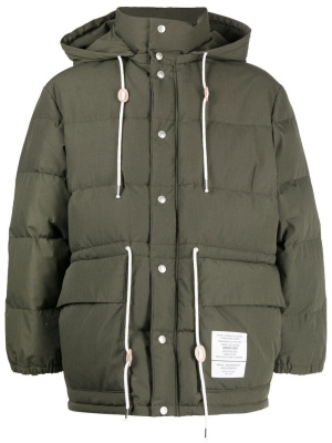 

Logo-patch padded jacket, Neighborhood Logo-patch padded jacket
