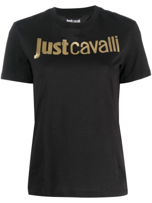 

Embossed-logo cotton T-shirt, Just Cavalli Embossed-logo cotton T-shirt