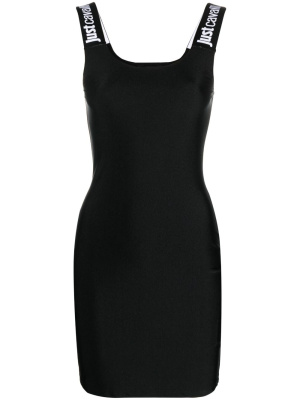 

Logo-print sleeveless minidress, Just Cavalli Logo-print sleeveless minidress