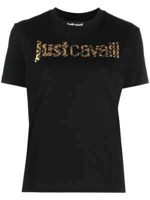 

Logo-print cotton T-shirt, Just Cavalli Logo-print cotton T-shirt