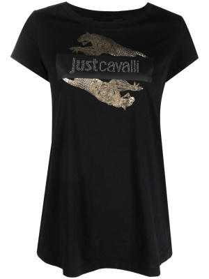 

Logo-print cotton T-shirt, Just Cavalli Logo-print cotton T-shirt