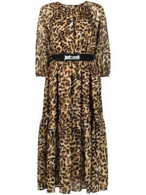 

Animal-print flared dress, Just Cavalli Animal-print flared dress