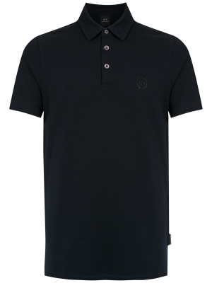 

Chest-logo slim-fit polo shirt, Armani Exchange Chest-logo slim-fit polo shirt