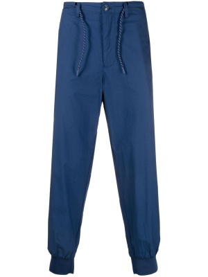 

Drawstring tapered cotton trousers, Armani Exchange Drawstring tapered cotton trousers