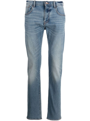 

Logo-patch slim-fit jeans, Armani Exchange Logo-patch slim-fit jeans