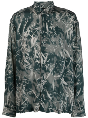 

Graphic-print long-sleeve shirt, Armani Exchange Graphic-print long-sleeve shirt
