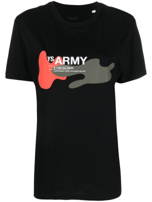 

YS Army graphic-print T-shirt, Yves Salomon YS Army graphic-print T-shirt