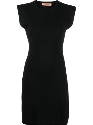 

Fine-ribbed sleeveless mini dress, Yves Salomon Fine-ribbed sleeveless mini dress
