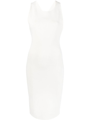 

Ribbed cross-strap midi dress, Yves Salomon Ribbed cross-strap midi dress