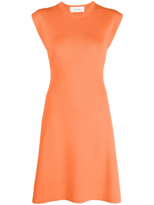 

Fine-ribbed sleeveless mini dress, Yves Salomon Fine-ribbed sleeveless mini dress