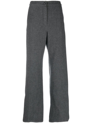 

High-waisted wool trousers, Yves Salomon High-waisted wool trousers