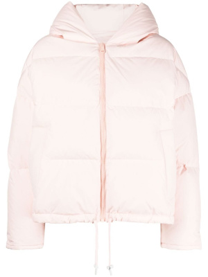 

Drawstring-hem puffer jacket, Yves Salomon Drawstring-hem puffer jacket