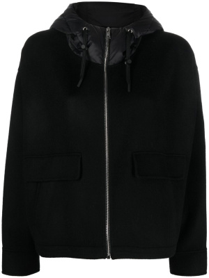 

Hooded down jacket, Yves Salomon Hooded down jacket