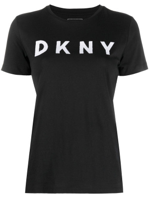 

Logo-print short-sleeved T-shirt, DKNY Logo-print short-sleeved T-shirt