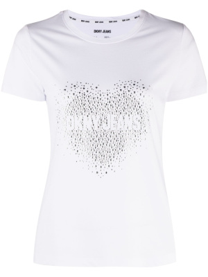 

Logo crew-neck T-shirt, DKNY Logo crew-neck T-shirt
