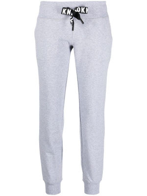 

Logo-print drawstring track pants, DKNY Logo-print drawstring track pants