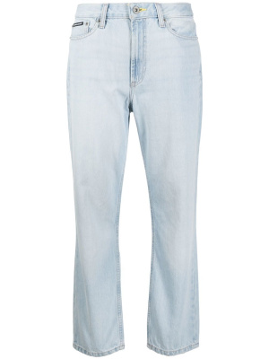 

Cropped straight-leg jeans, DKNY Cropped straight-leg jeans