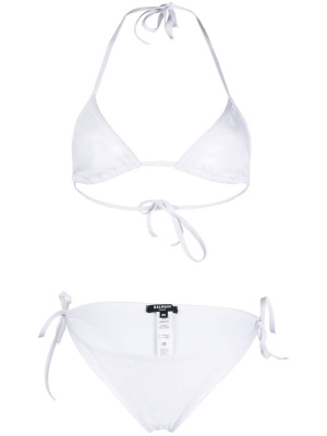 

Triangle side-tie bikini, Balmain Triangle side-tie bikini