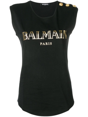 

Logo tank top, Balmain Logo tank top