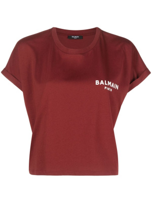 

Logo-print cotton T-shirt, Balmain Logo-print cotton T-shirt