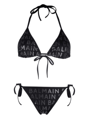 

Logo-print bikini set, Balmain Logo-print bikini set