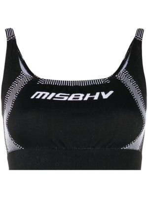 

Logo-print crop top, MISBHV Logo-print crop top