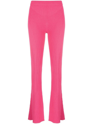 

Ribbed-knit flared trousers, MISBHV Ribbed-knit flared trousers