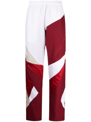 

Colour-block cotton track pants, Reebok Colour-block cotton track pants