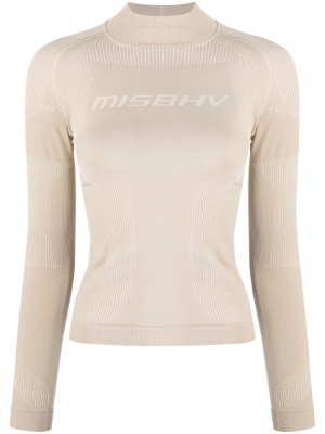 

Logo-lettering roll-neck top, MISBHV Logo-lettering roll-neck top