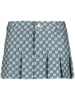 

Monogram-print jacquard miniskirt, MISBHV Monogram-print jacquard miniskirt