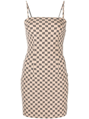 

Monogram-print minidress, MISBHV Monogram-print minidress