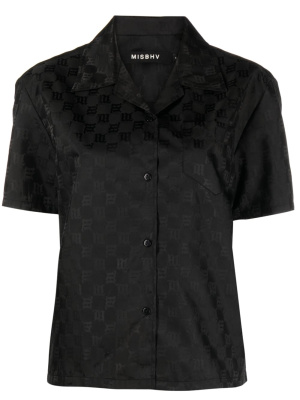 

Monogram-print short-sleeve shirt, MISBHV Monogram-print short-sleeve shirt