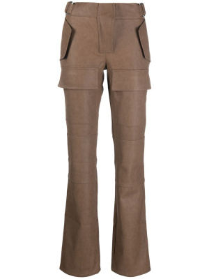 

Leather-effect cargo trousers, MISBHV Leather-effect cargo trousers