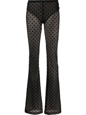 

Sheer long leg trousers, MISBHV Sheer long leg trousers