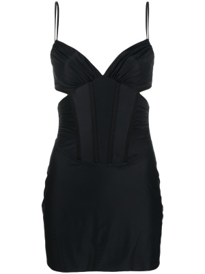 

Cut-out spaghetti-strap minidress, MISBHV Cut-out spaghetti-strap minidress