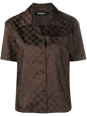

Monogram-jacquard short-sleeve shirt, MISBHV Monogram-jacquard short-sleeve shirt
