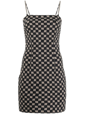 

Monogram print mini dress, MISBHV Monogram print mini dress