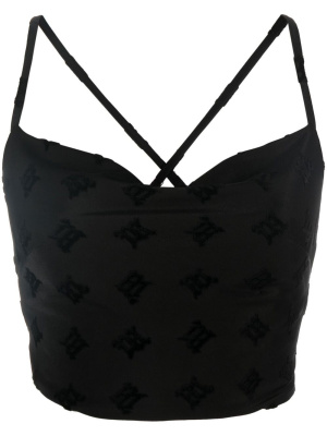 

Velour monogram top, MISBHV Velour monogram top