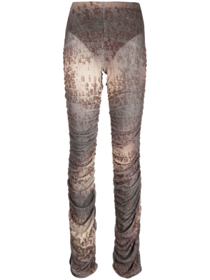 

Typewriter ruched trousers, MISBHV Typewriter ruched trousers